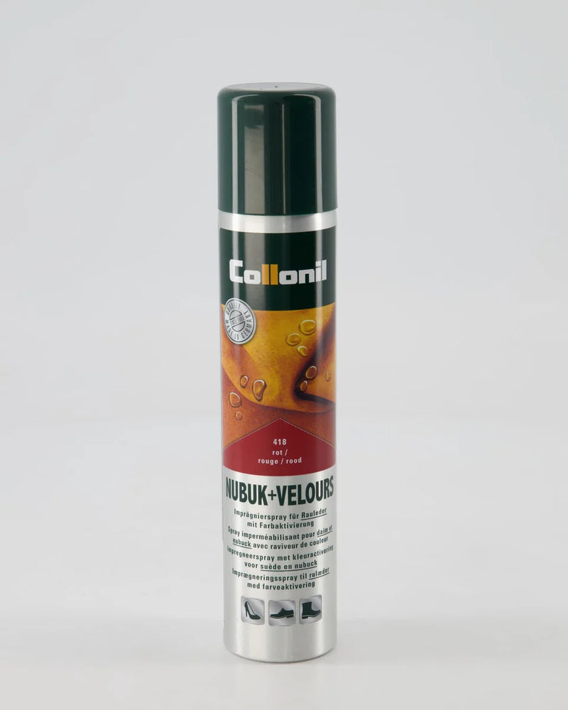 COLLONIL | Спрей за специална грижа за набук и велур – ЧЕРВЕН ЦВЯТ